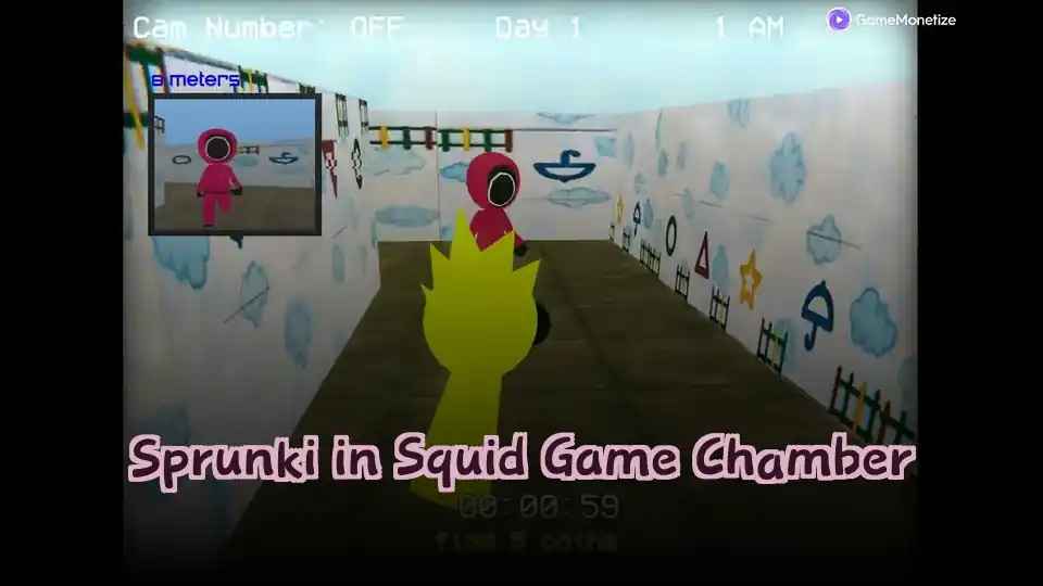 Sprunki in Squid Game Chamber