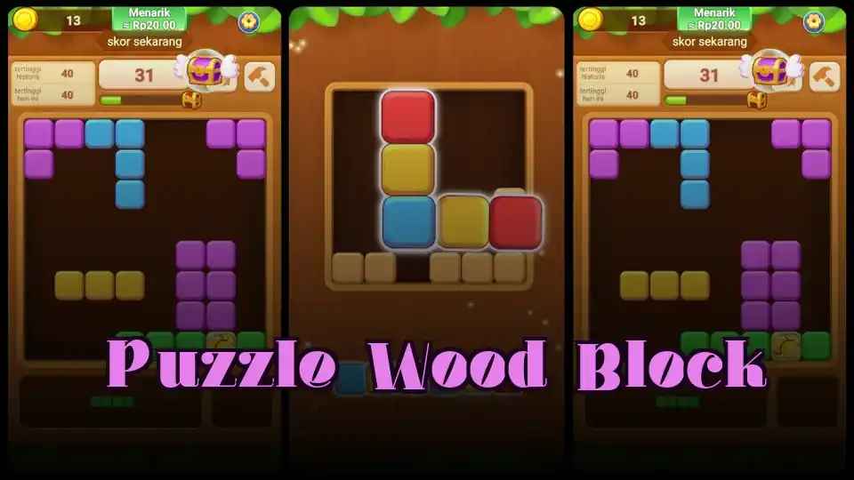 Puzzle Wood Block