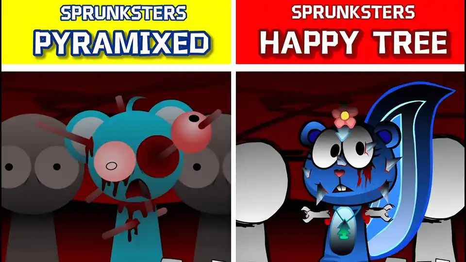 Sprunksters but Happy Tree Friends