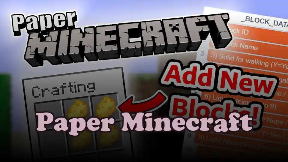 Paper Minecraft