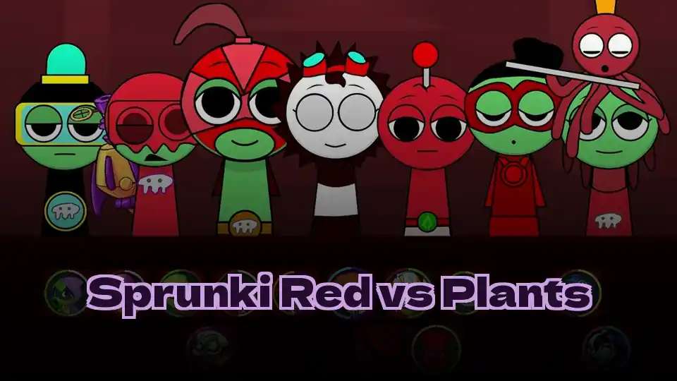 Sprunki Red vs Plants