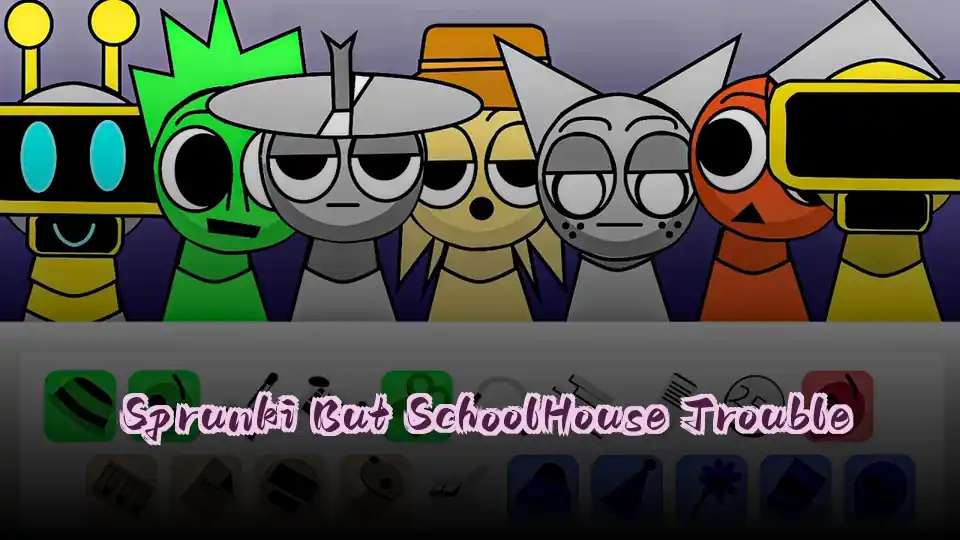 Sprunki But SchoolHouse Trouble