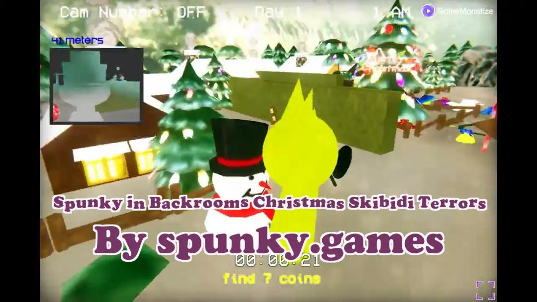 لعبة Spunky: Spunky in Backrooms Christmas Skibidi Terrors