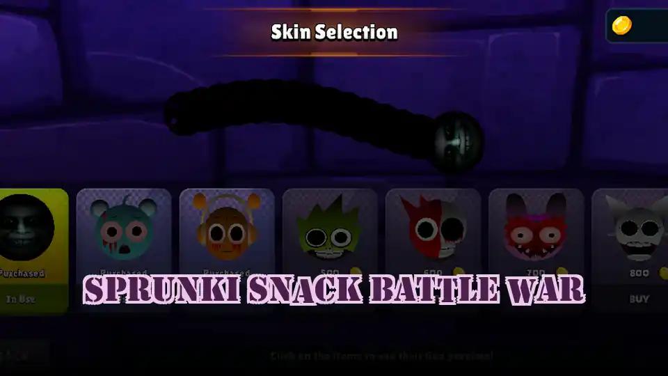 Sprunki Snack Battle War