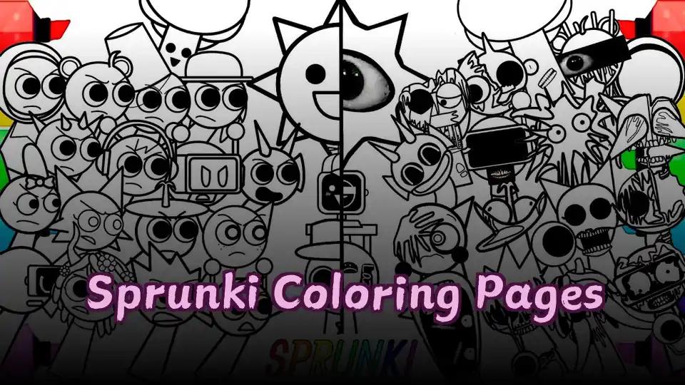 Sprunki Coloring Pages