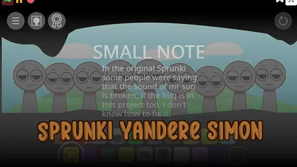 Sprunki Yandere Simon
